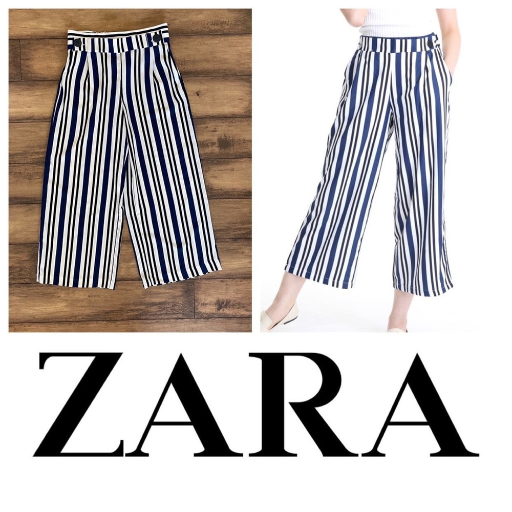 ZARA Wide Leg Crop Pant